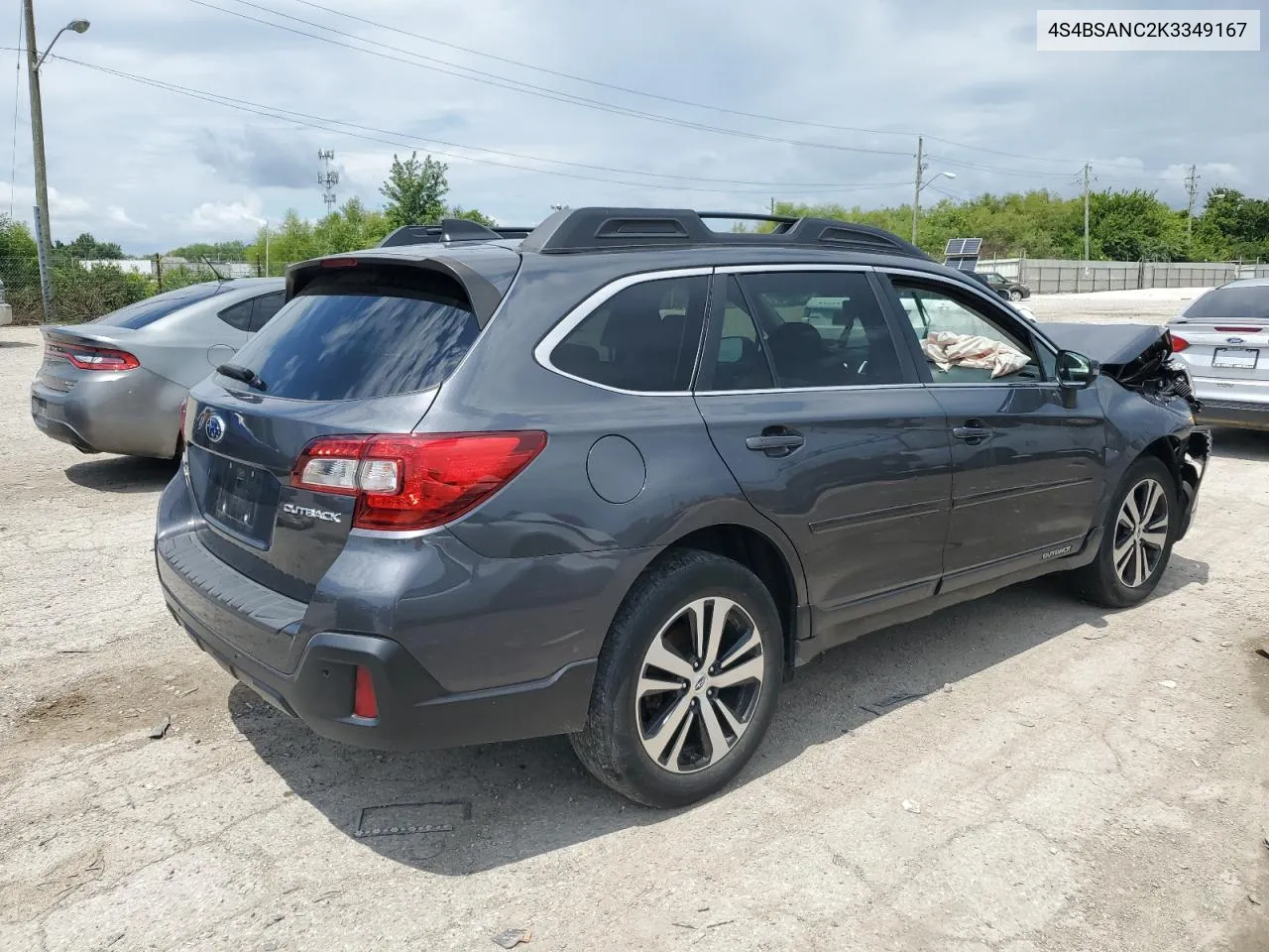 2019 Subaru Outback 2.5I Limited VIN: 4S4BSANC2K3349167 Lot: 65837464