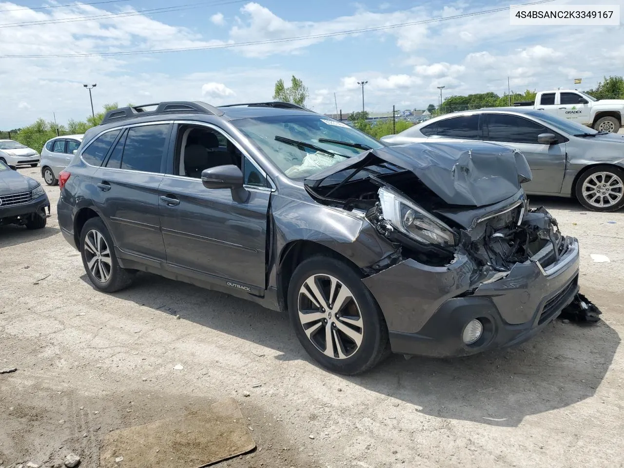 4S4BSANC2K3349167 2019 Subaru Outback 2.5I Limited