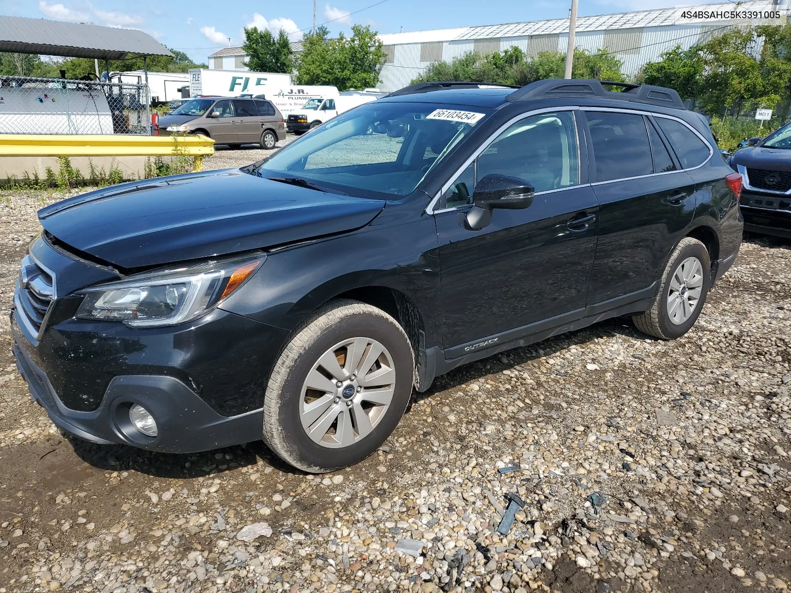 2019 Subaru Outback 2.5I Premium VIN: 4S4BSAHC5K3391005 Lot: 66103454