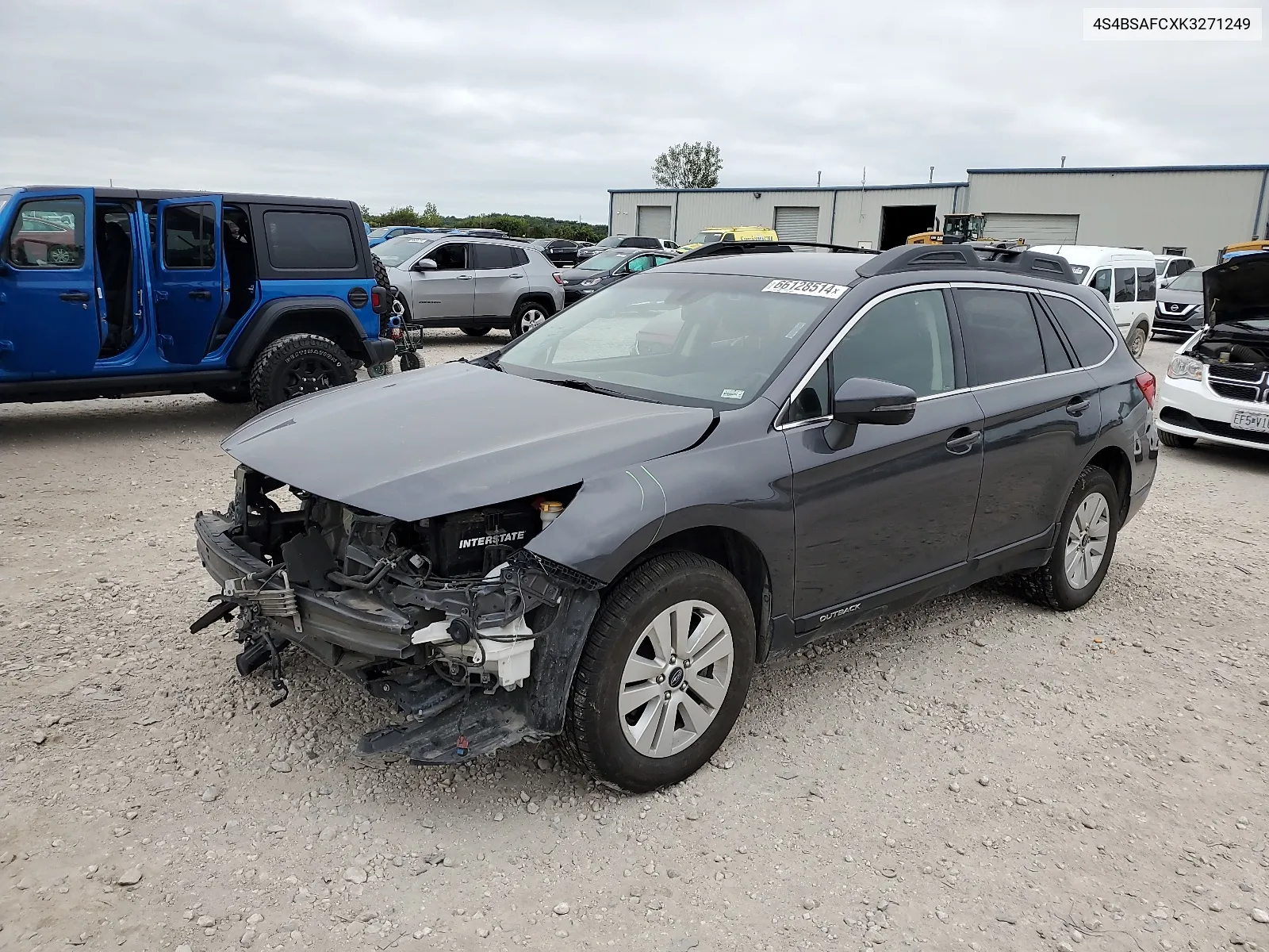 2019 Subaru Outback 2.5I Premium VIN: 4S4BSAFCXK3271249 Lot: 66128514