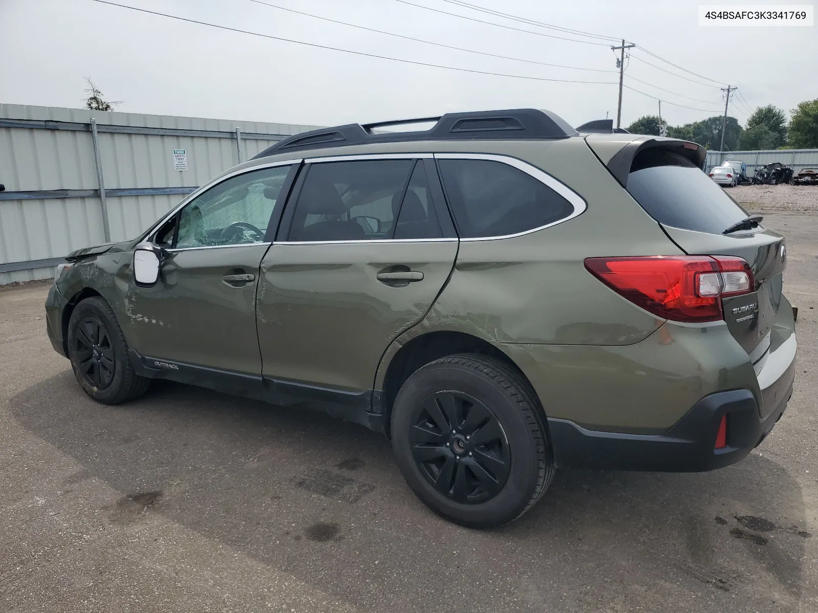 2019 Subaru Outback 2.5I Premium VIN: 4S4BSAFC3K3341769 Lot: 66170454