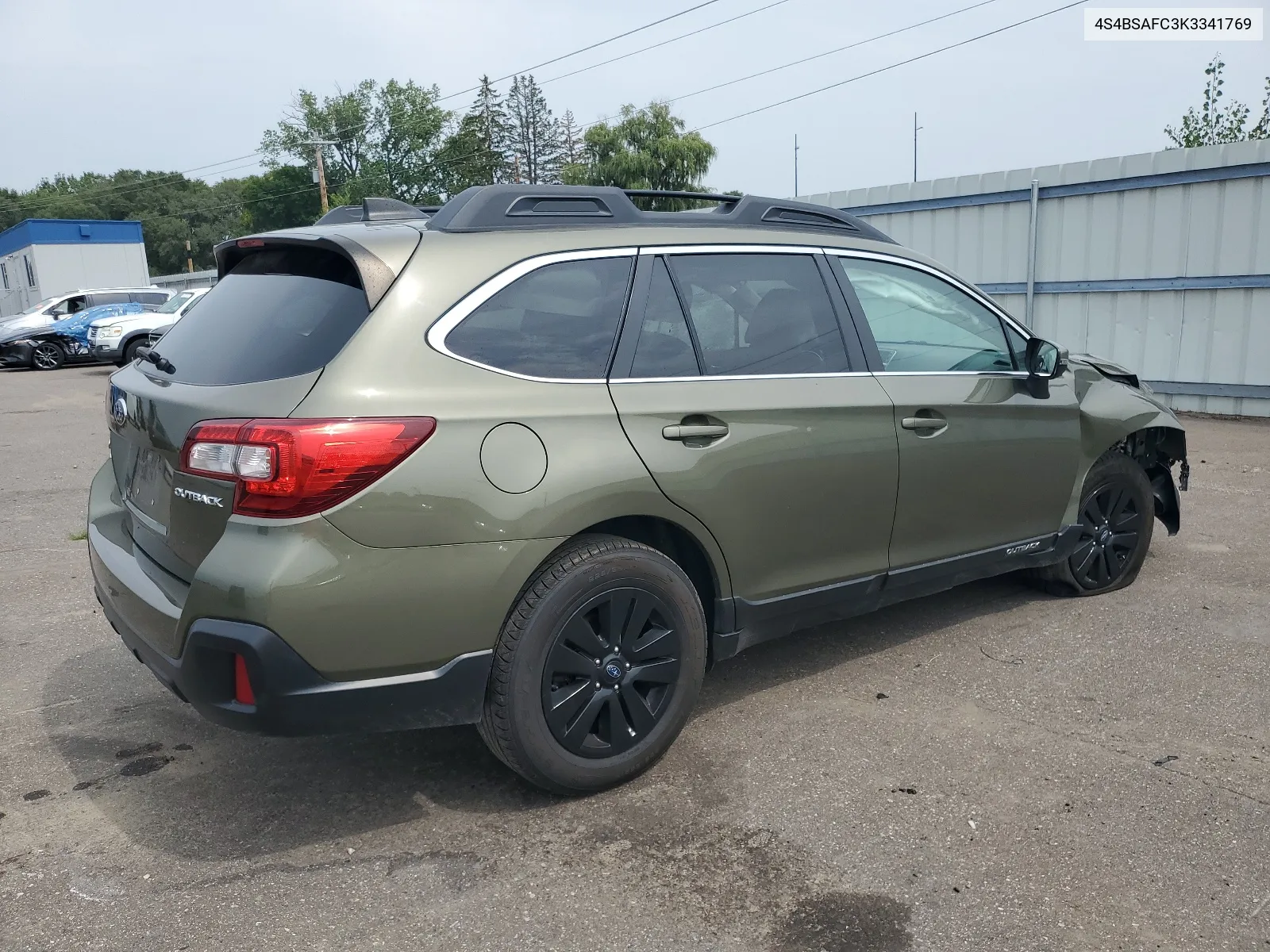 2019 Subaru Outback 2.5I Premium VIN: 4S4BSAFC3K3341769 Lot: 66170454