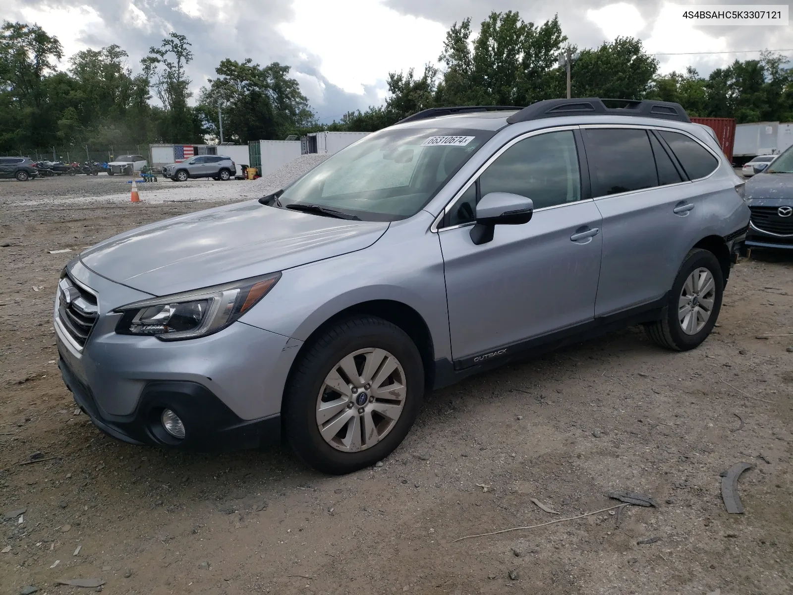 2019 Subaru Outback 2.5I Premium VIN: 4S4BSAHC5K3307121 Lot: 66310674