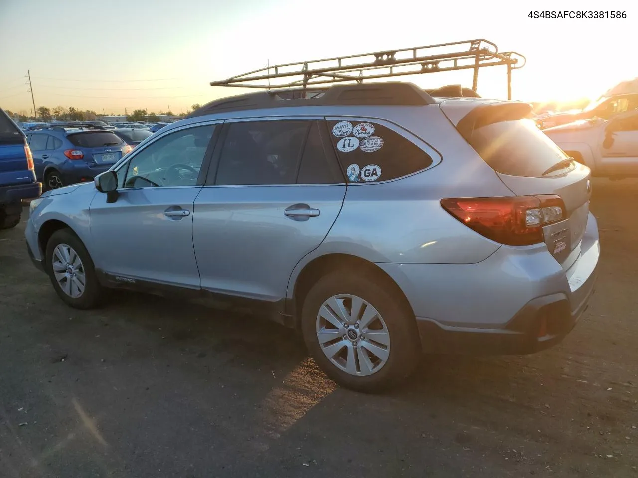 2019 Subaru Outback 2.5I Premium VIN: 4S4BSAFC8K3381586 Lot: 66935854