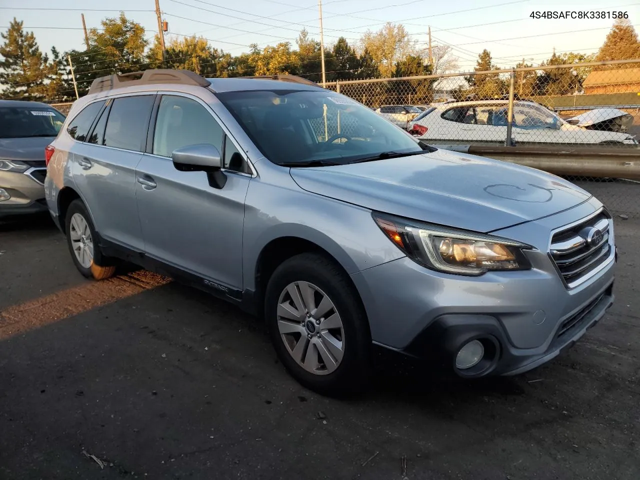 2019 Subaru Outback 2.5I Premium VIN: 4S4BSAFC8K3381586 Lot: 66935854