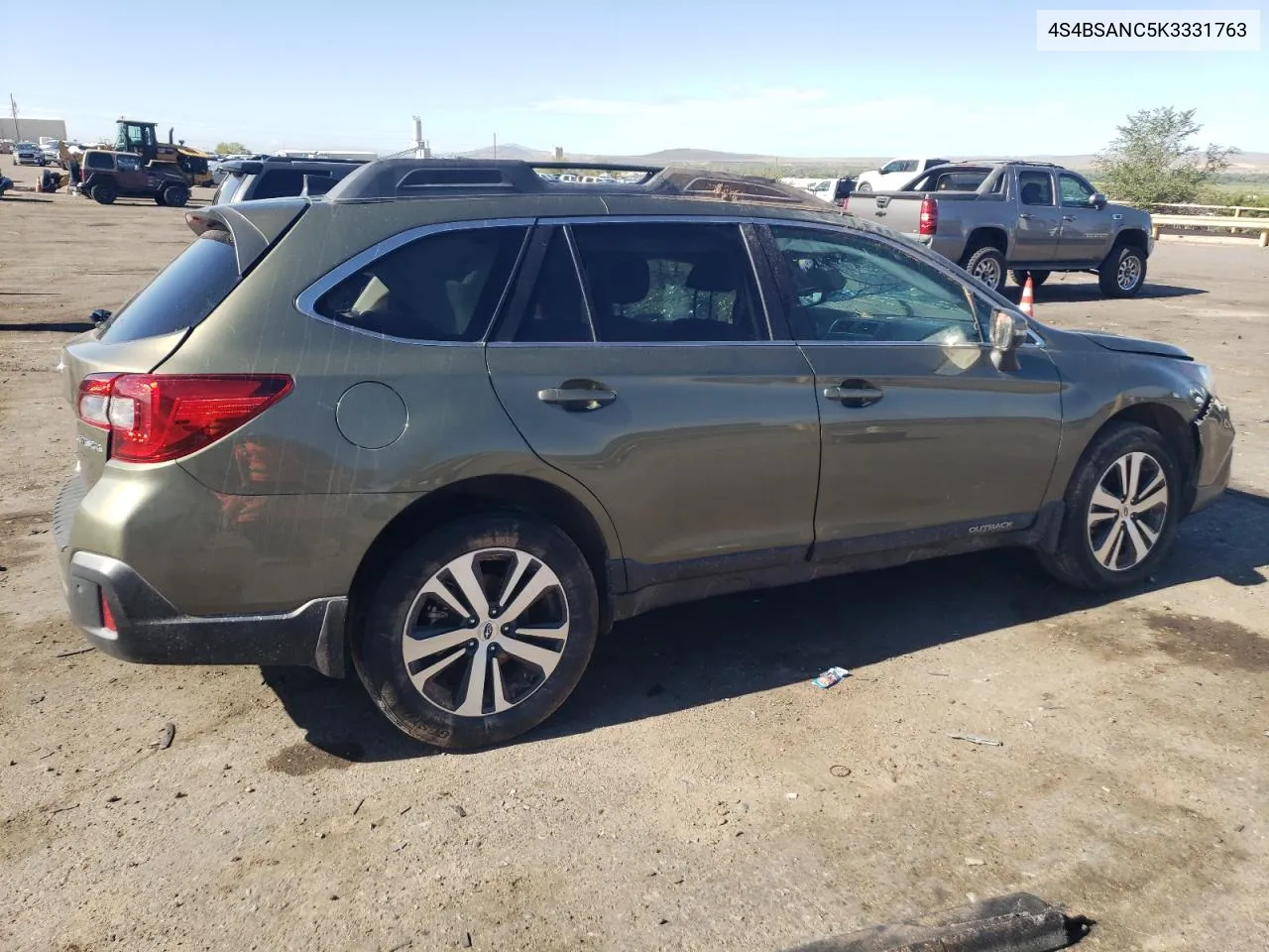 2019 Subaru Outback 2.5I Limited VIN: 4S4BSANC5K3331763 Lot: 67544874