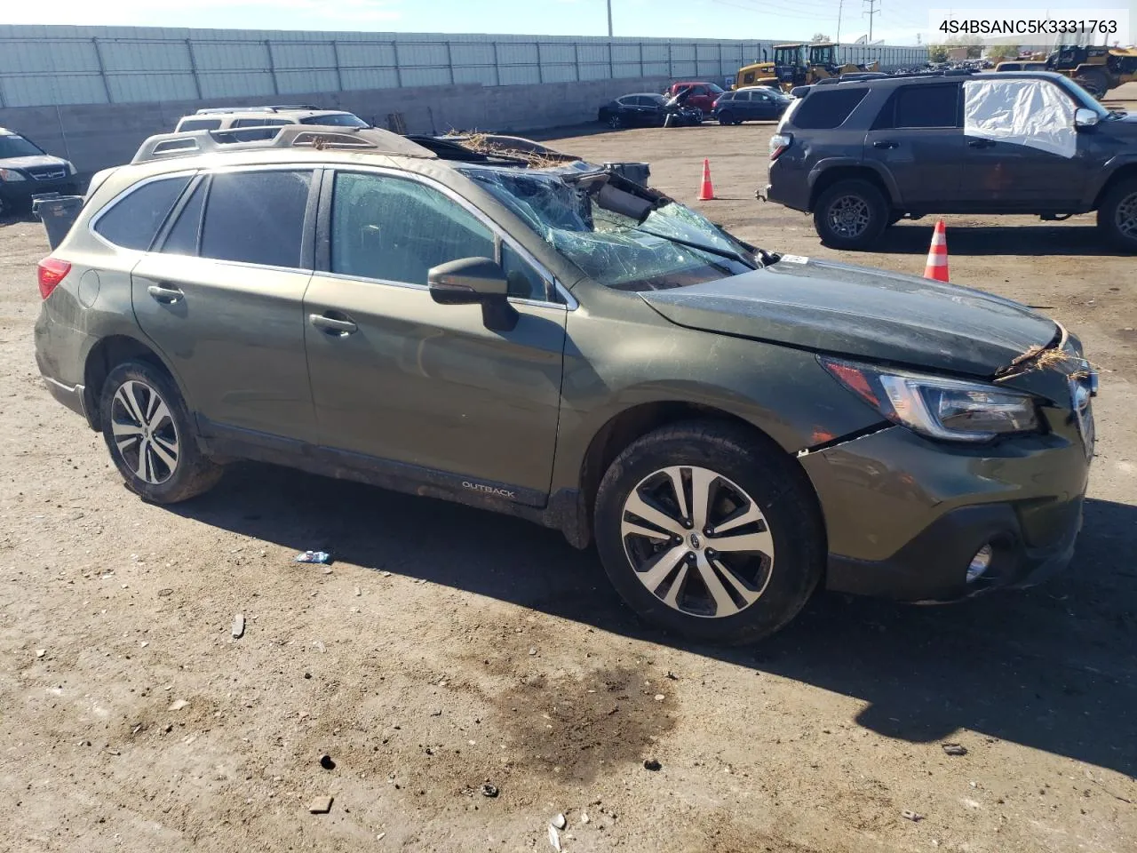 2019 Subaru Outback 2.5I Limited VIN: 4S4BSANC5K3331763 Lot: 67544874