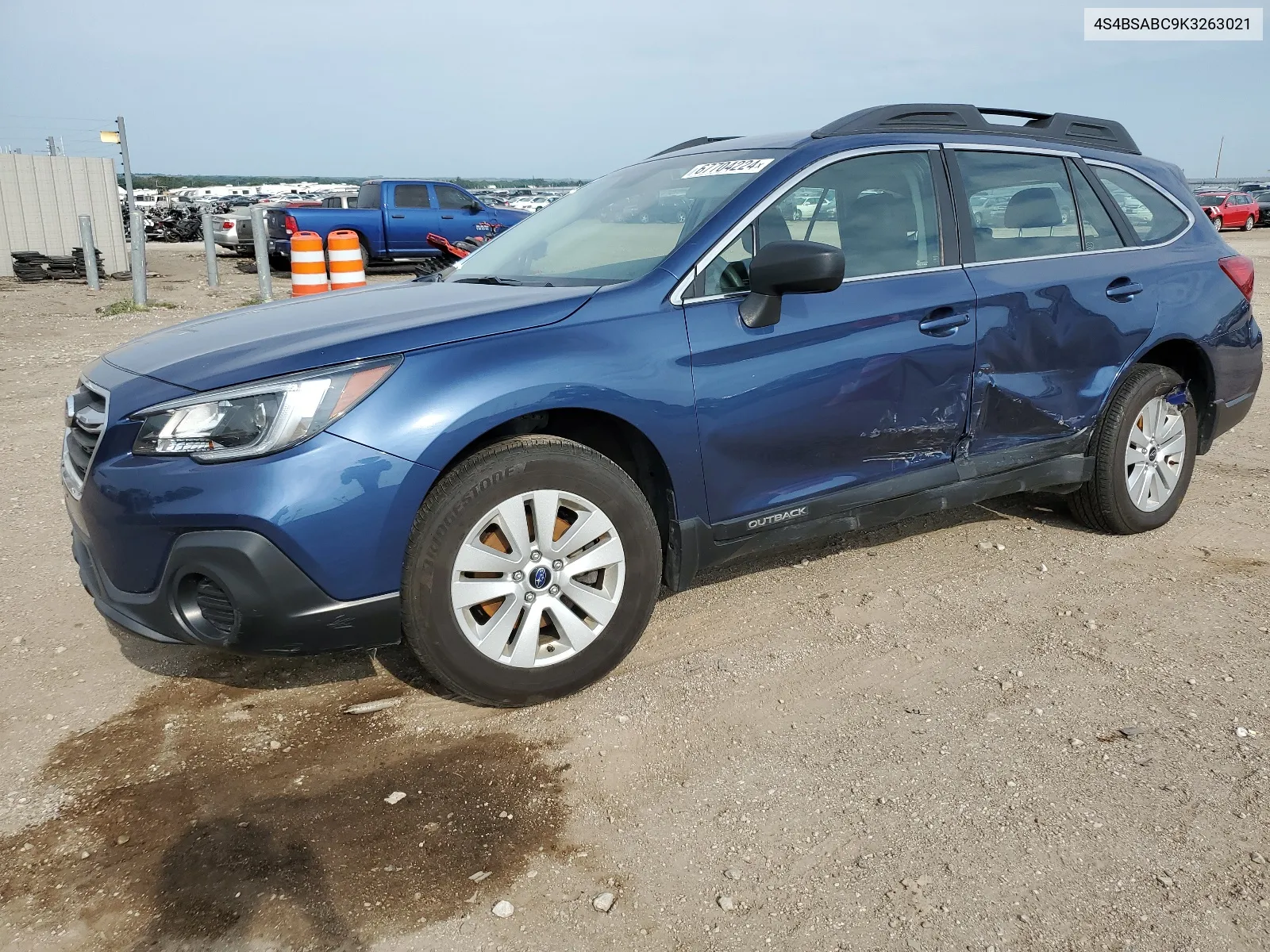 2019 Subaru Outback 2.5I VIN: 4S4BSABC9K3263021 Lot: 67704224