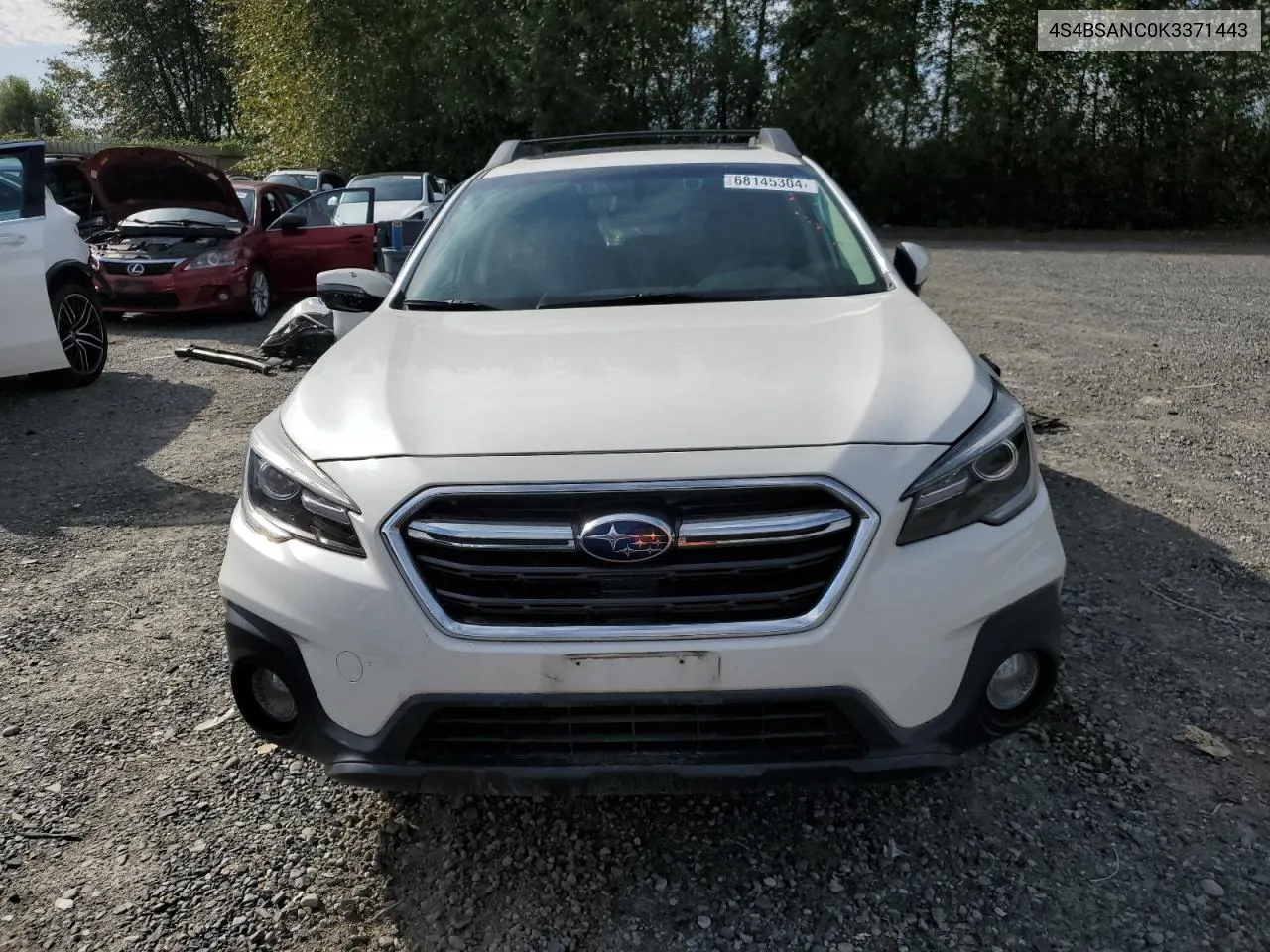 2019 Subaru Outback 2.5I Limited VIN: 4S4BSANC0K3371443 Lot: 68145304