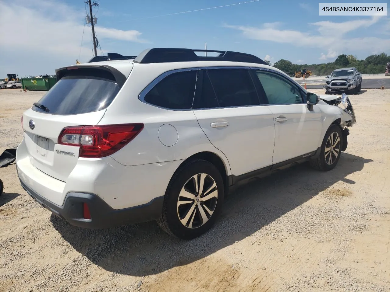 4S4BSANC4K3377164 2019 Subaru Outback 2.5I Limited