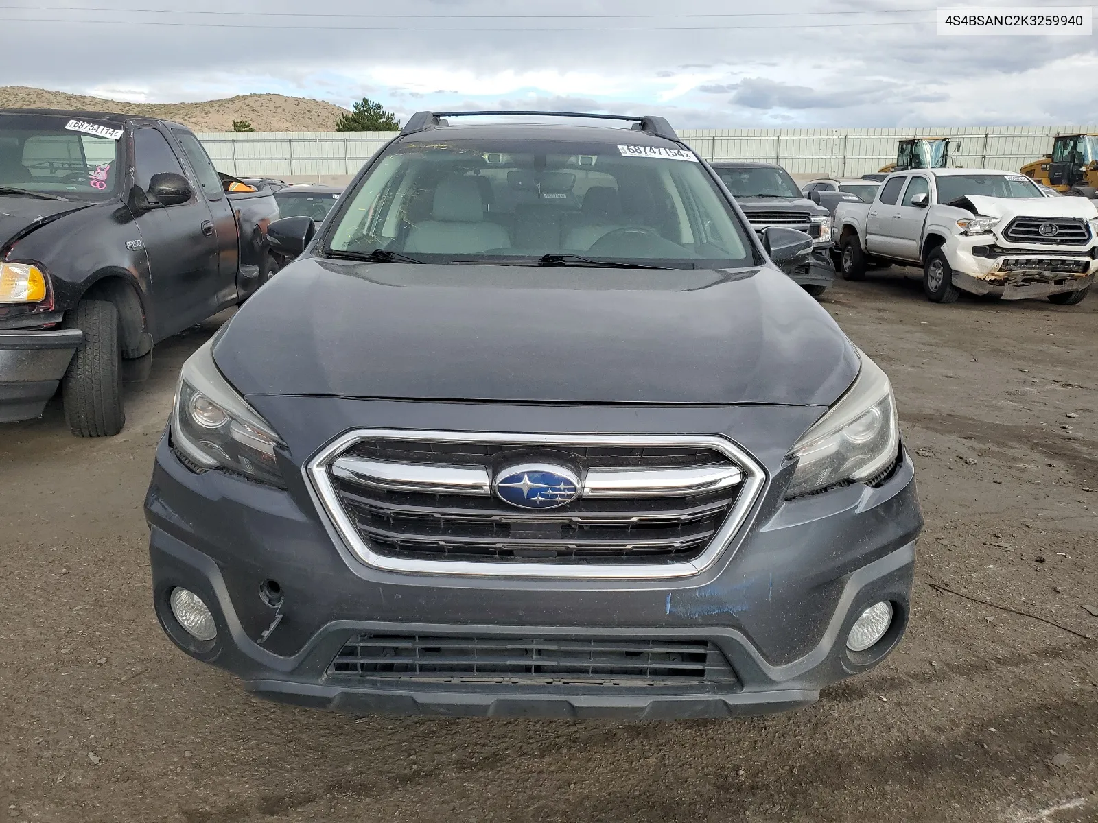 2019 Subaru Outback 2.5I Limited VIN: 4S4BSANC2K3259940 Lot: 68747154