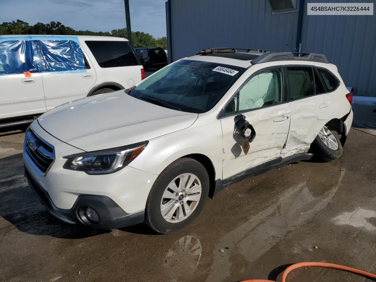 2019 Subaru Outback 2.5I Premium VIN: 4S4BSAHC7K3226444 Lot: 68848484