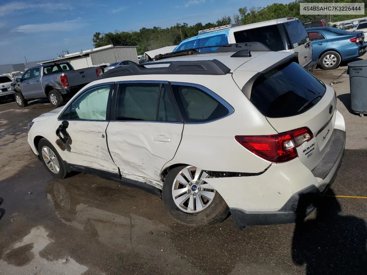 2019 Subaru Outback 2.5I Premium VIN: 4S4BSAHC7K3226444 Lot: 68848484