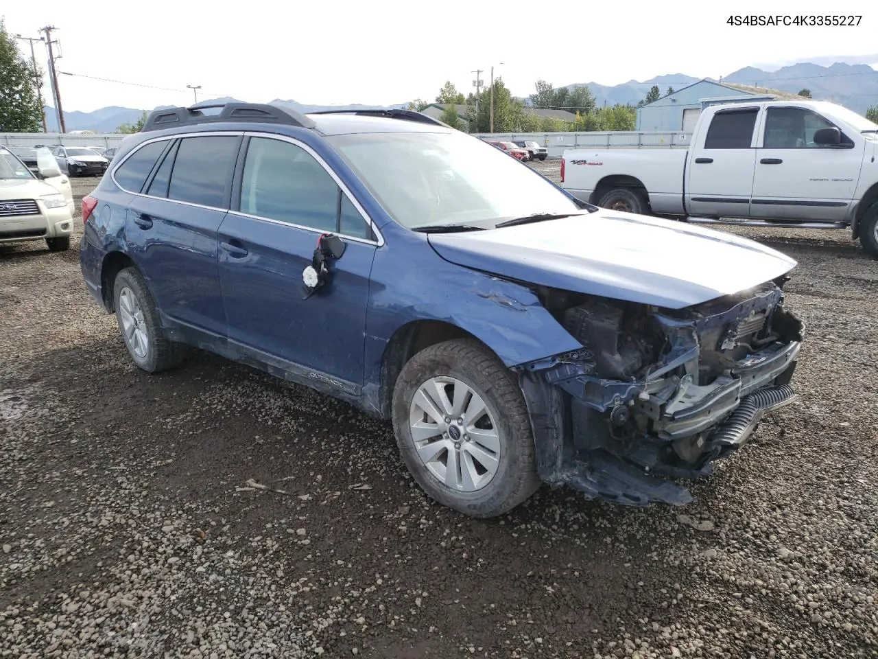 4S4BSAFC4K3355227 2019 Subaru Outback 2.5I Premium