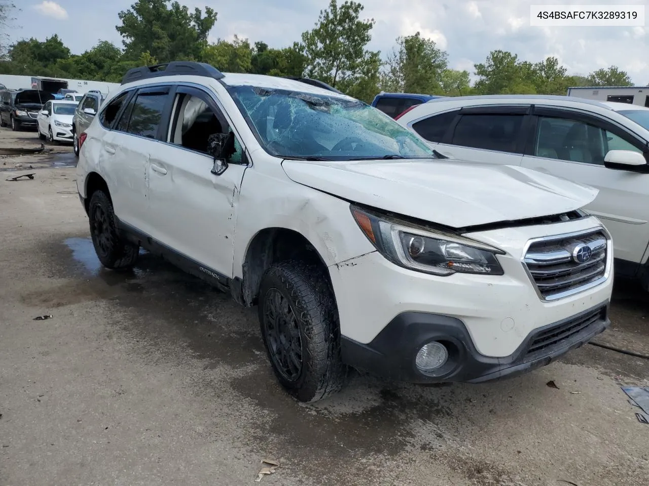 2019 Subaru Outback 2.5I Premium VIN: 4S4BSAFC7K3289319 Lot: 69209284