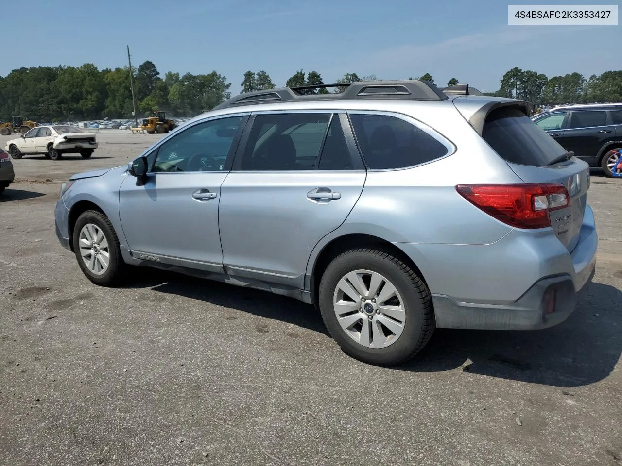 2019 Subaru Outback 2.5I Premium VIN: 4S4BSAFC2K3353427 Lot: 69754854