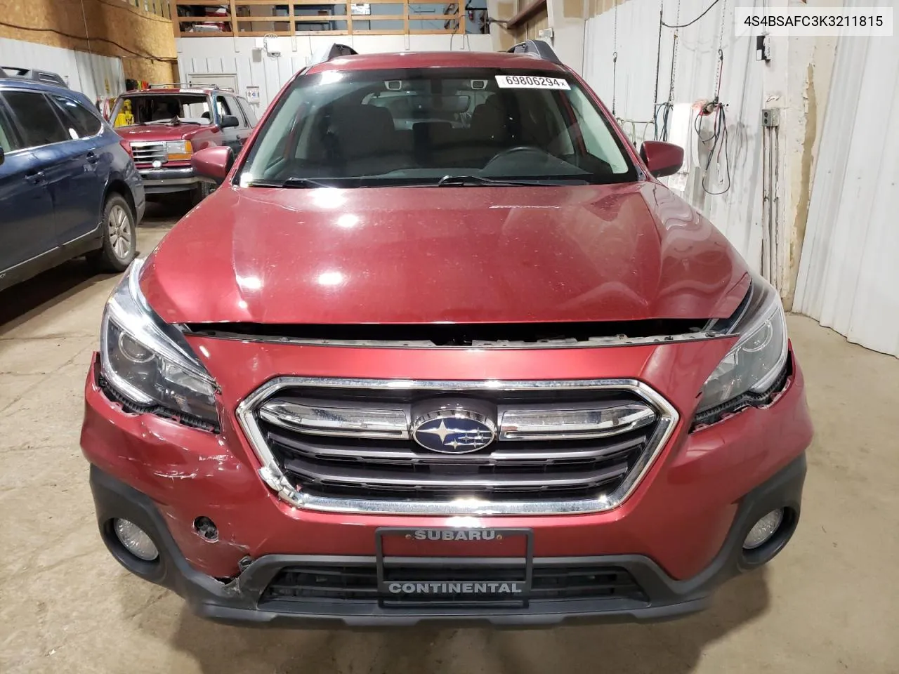 4S4BSAFC3K3211815 2019 Subaru Outback 2.5I Premium