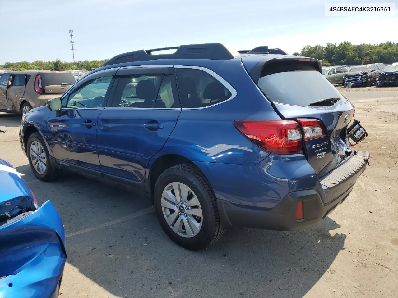 2019 Subaru Outback 2.5I Premium VIN: 4S4BSAFC4K3216361 Lot: 69935234