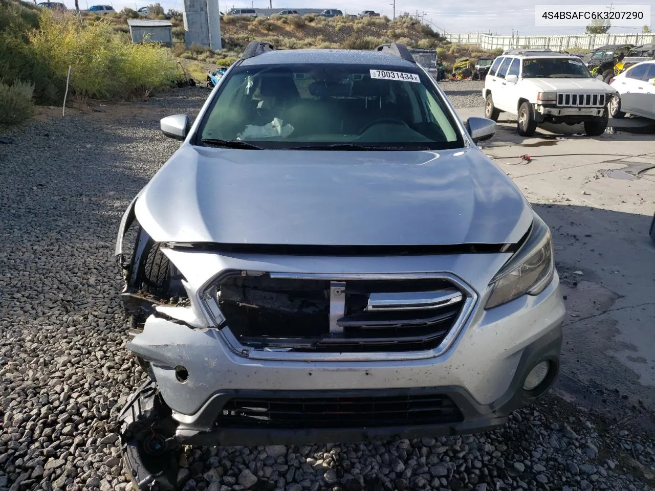 2019 Subaru Outback 2.5I Premium VIN: 4S4BSAFC6K3207290 Lot: 70031434