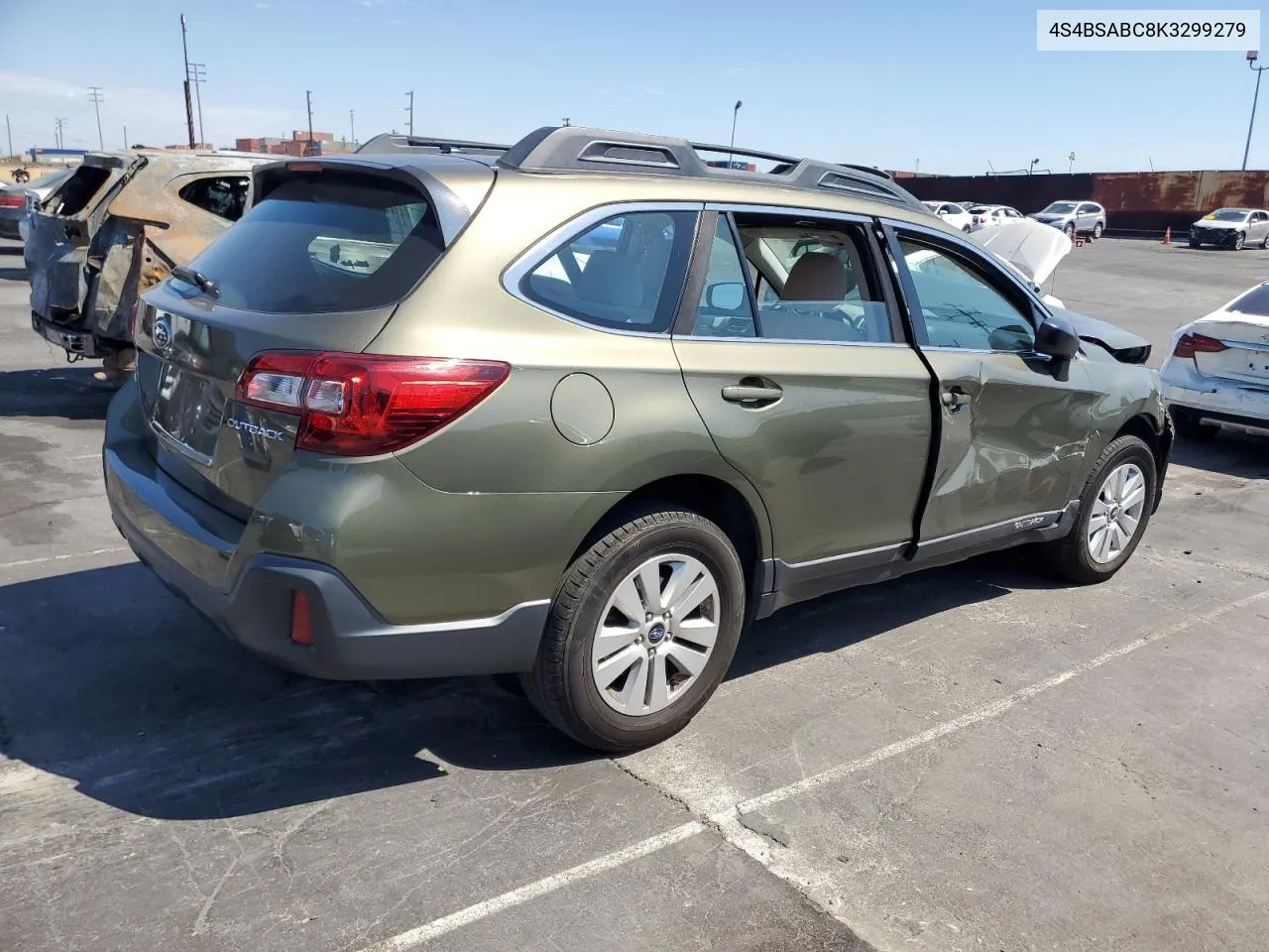 2019 Subaru Outback 2.5I VIN: 4S4BSABC8K3299279 Lot: 70087024