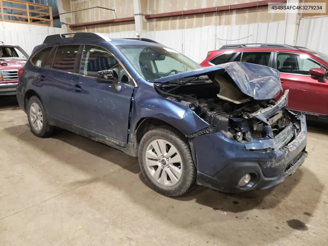 2019 Subaru Outback 2.5I Premium VIN: 4S4BSAFC4K3279234 Lot: 70491654