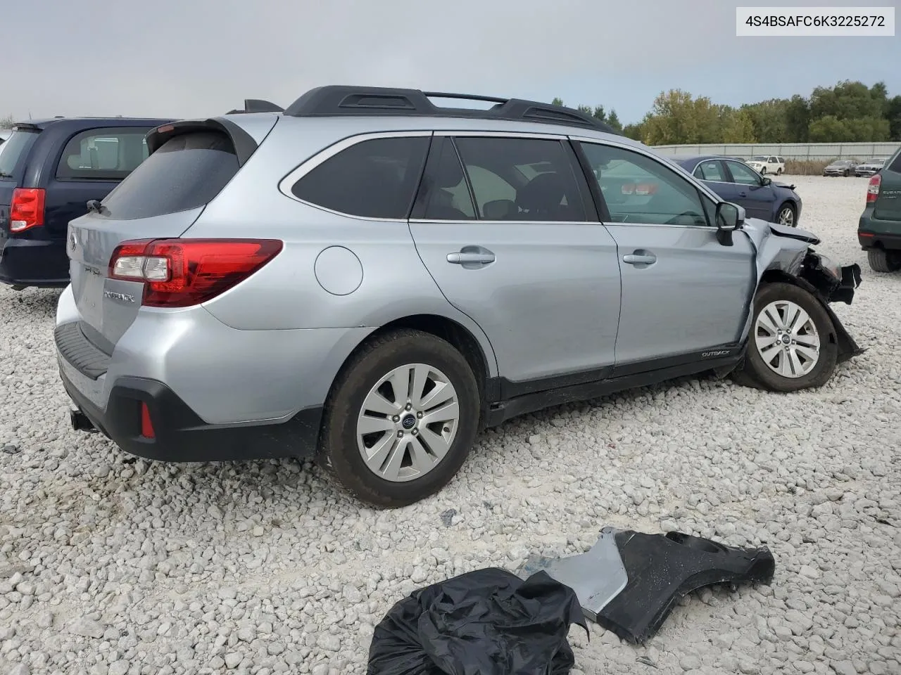 2019 Subaru Outback 2.5I Premium VIN: 4S4BSAFC6K3225272 Lot: 71812854