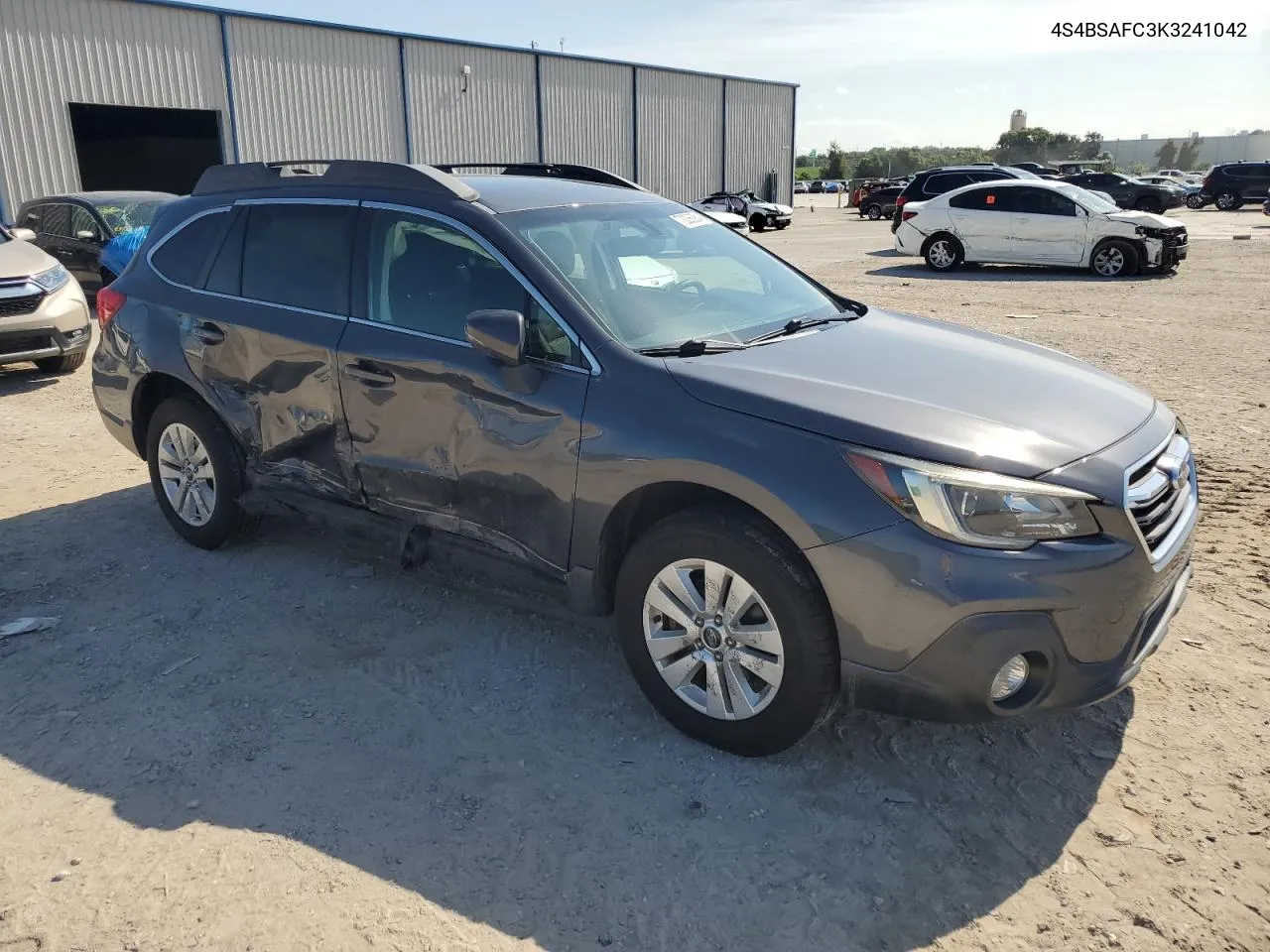 2019 Subaru Outback 2.5I Premium VIN: 4S4BSAFC3K3241042 Lot: 72036284