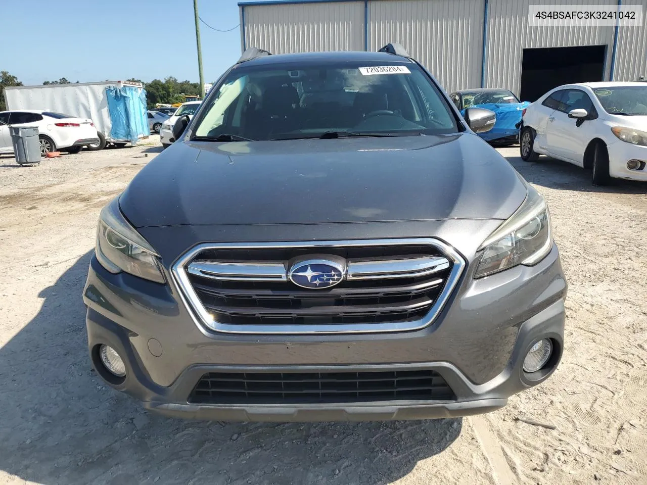 2019 Subaru Outback 2.5I Premium VIN: 4S4BSAFC3K3241042 Lot: 72036284