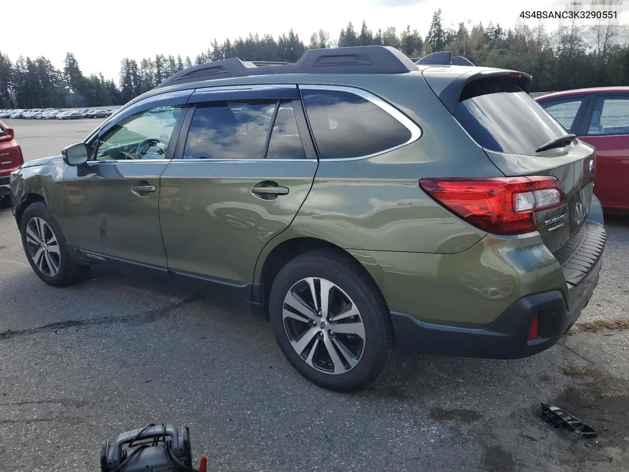 2019 Subaru Outback 2.5I Limited VIN: 4S4BSANC3K3290551 Lot: 72613444