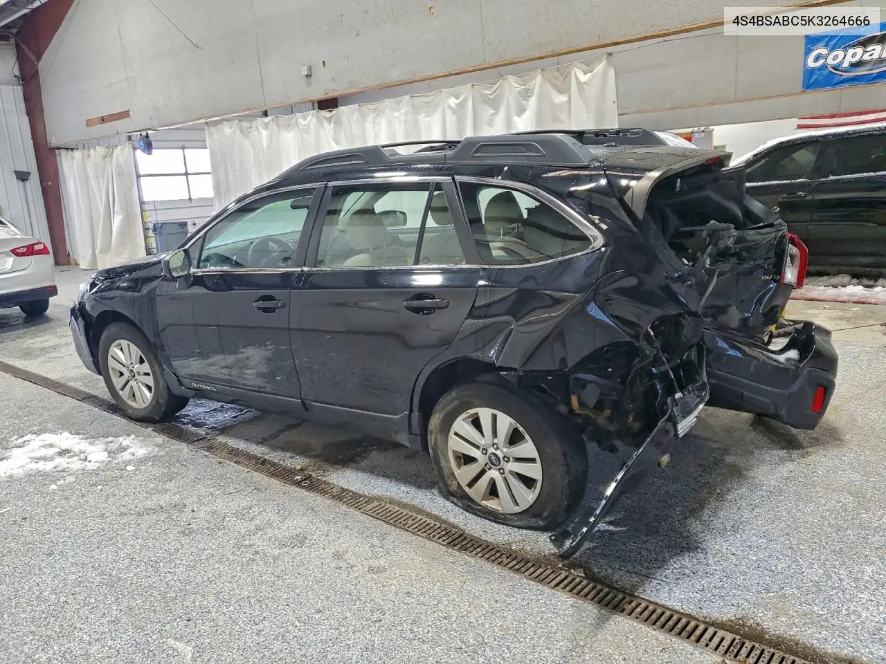 4S4BSABC5K3264666 2019 Subaru Outback 2.5I