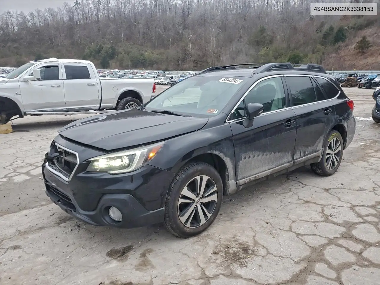 4S4BSANC2K3338153 2019 Subaru Outback 2.5I Limited