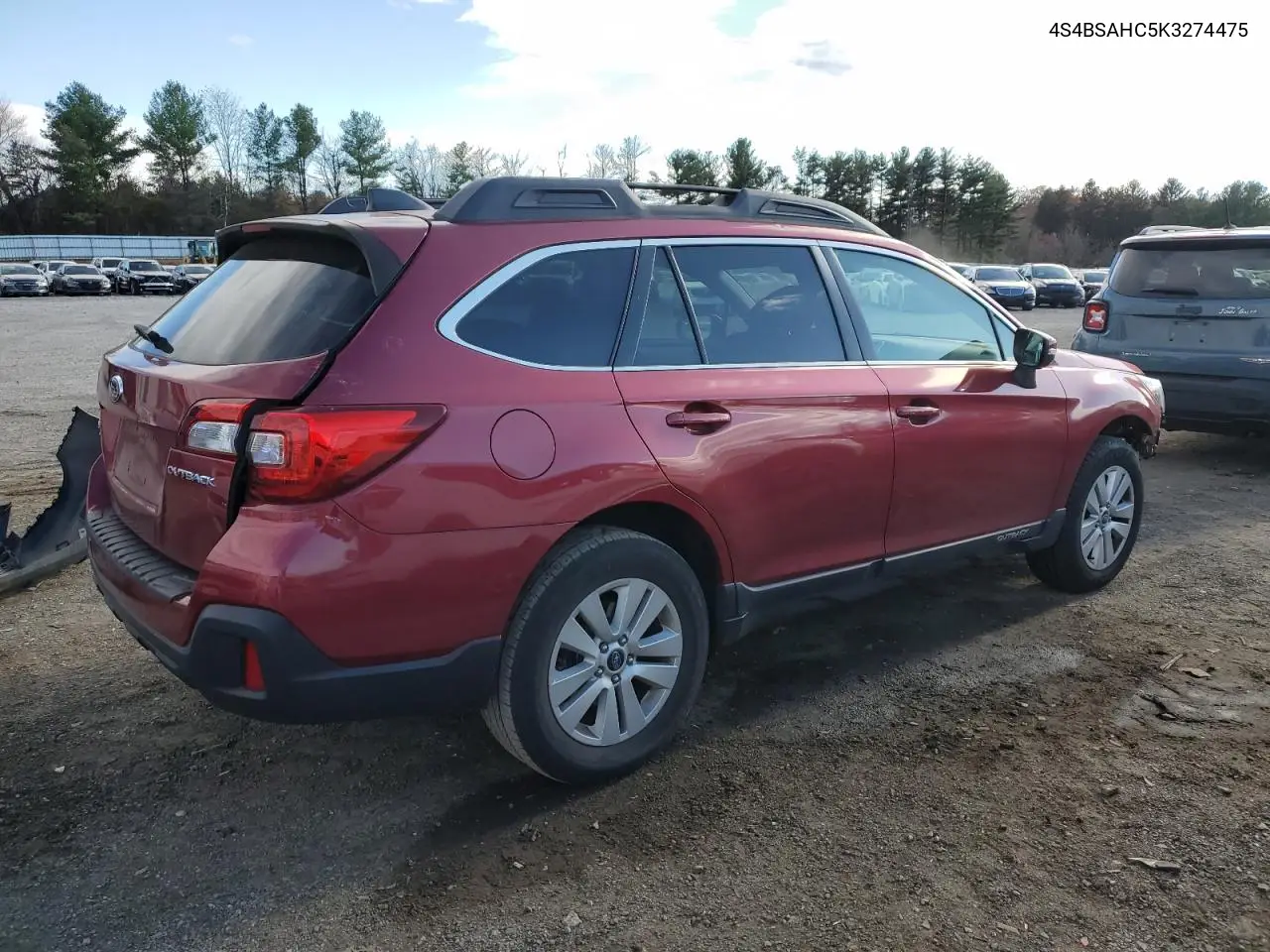 4S4BSAHC5K3274475 2019 Subaru Outback 2.5I Premium