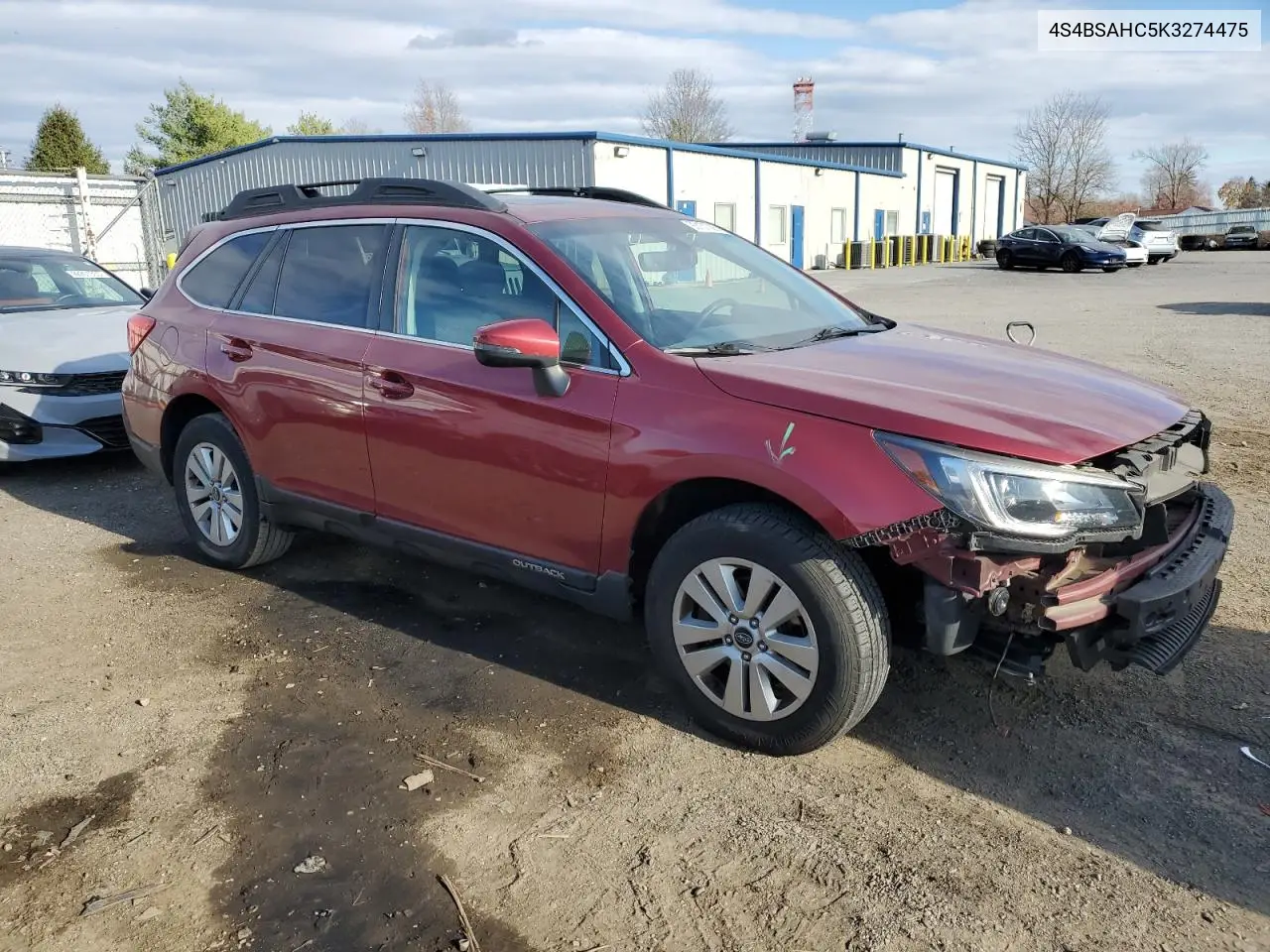 4S4BSAHC5K3274475 2019 Subaru Outback 2.5I Premium