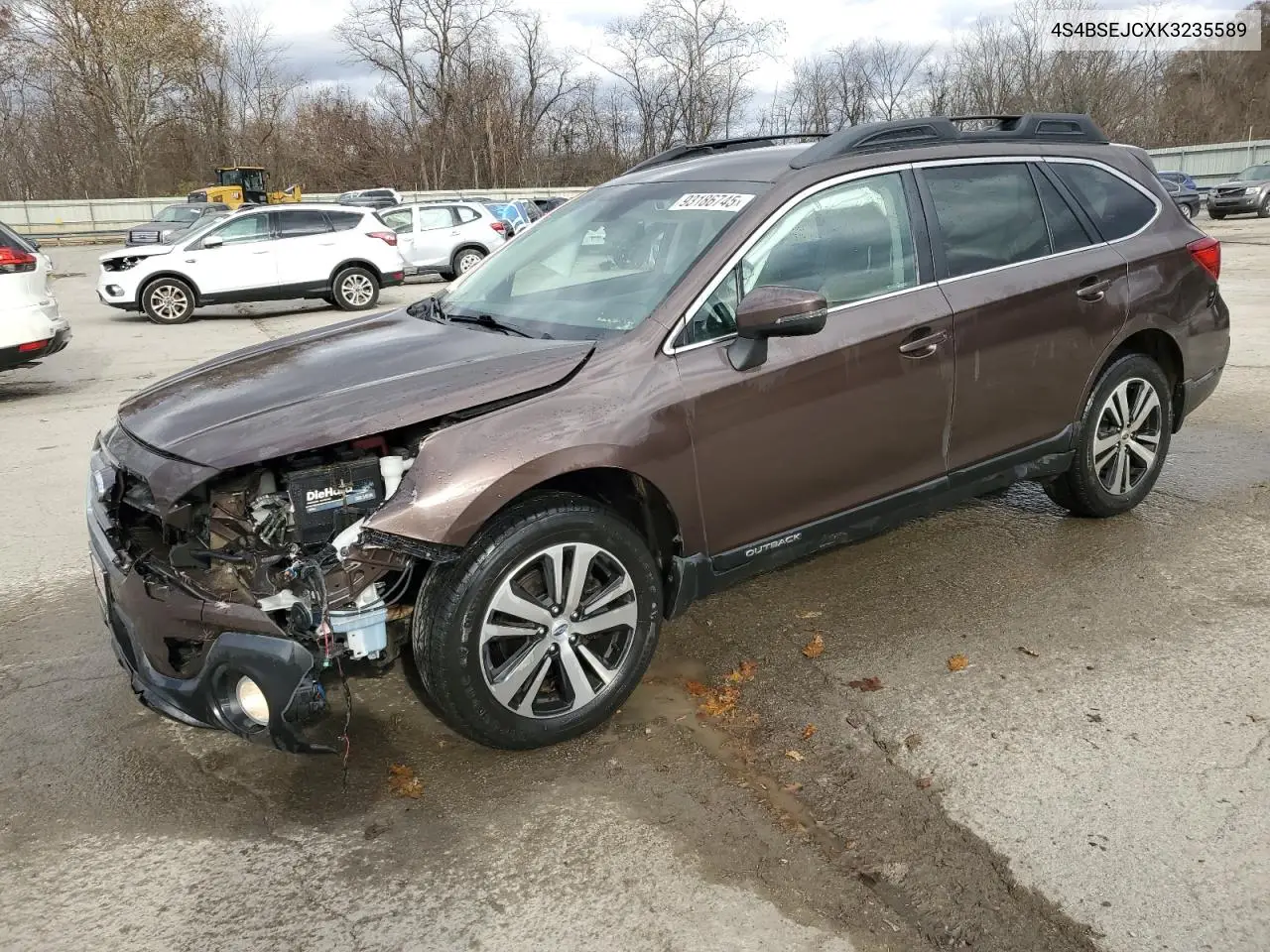 4S4BSEJCXK3235589 2019 Subaru Outback 3.6R Limited
