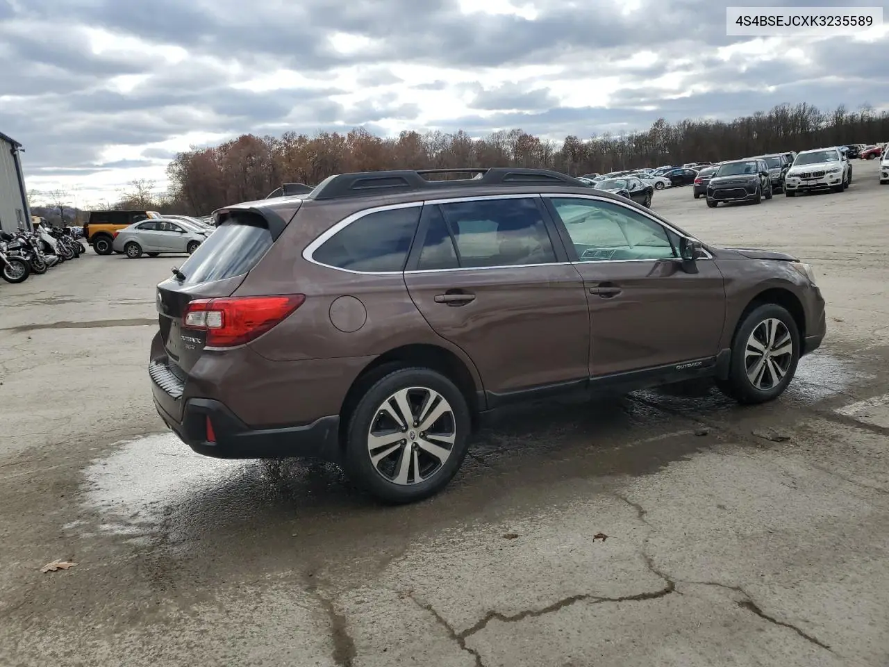 4S4BSEJCXK3235589 2019 Subaru Outback 3.6R Limited