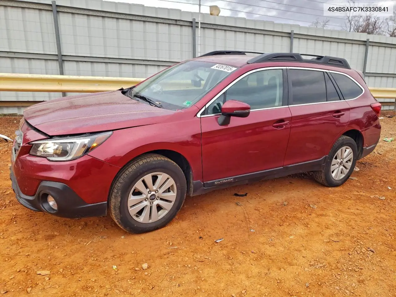 4S4BSAFC7K3330841 2019 Subaru Outback 2.5I Premium
