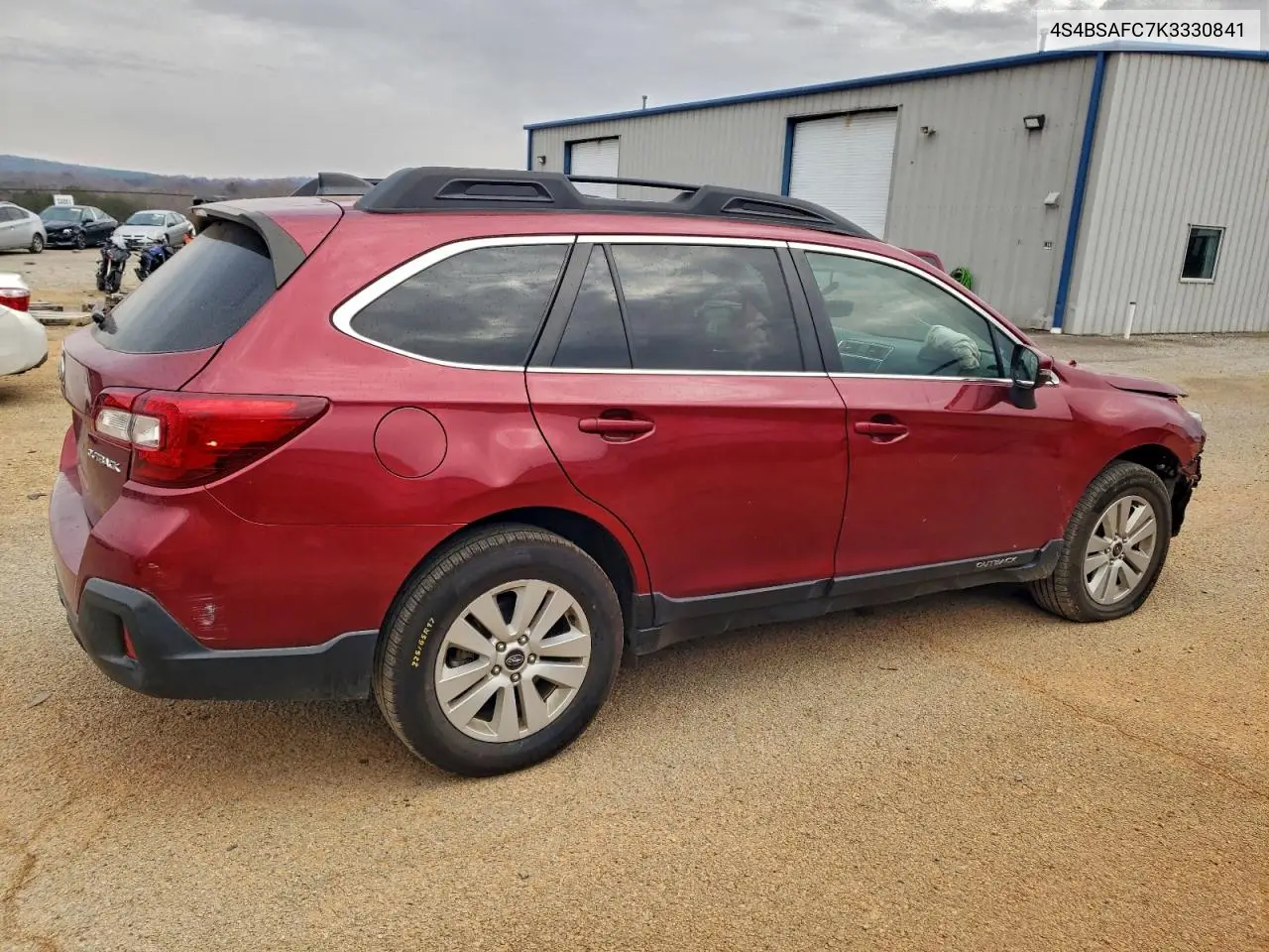 4S4BSAFC7K3330841 2019 Subaru Outback 2.5I Premium