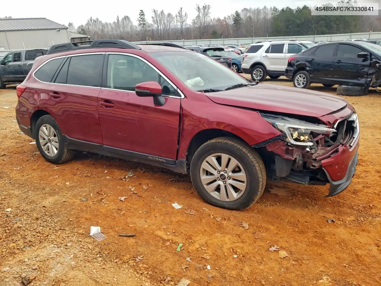 4S4BSAFC7K3330841 2019 Subaru Outback 2.5I Premium