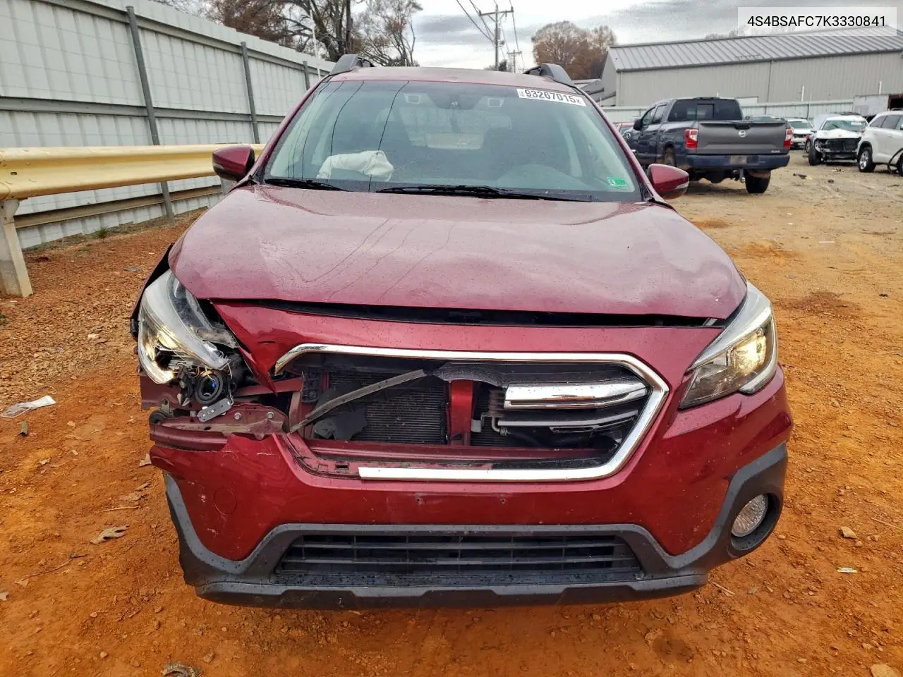 4S4BSAFC7K3330841 2019 Subaru Outback 2.5I Premium