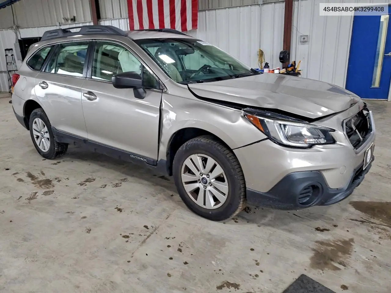 4S4BSABC4K3299408 2019 Subaru Outback 2.5I