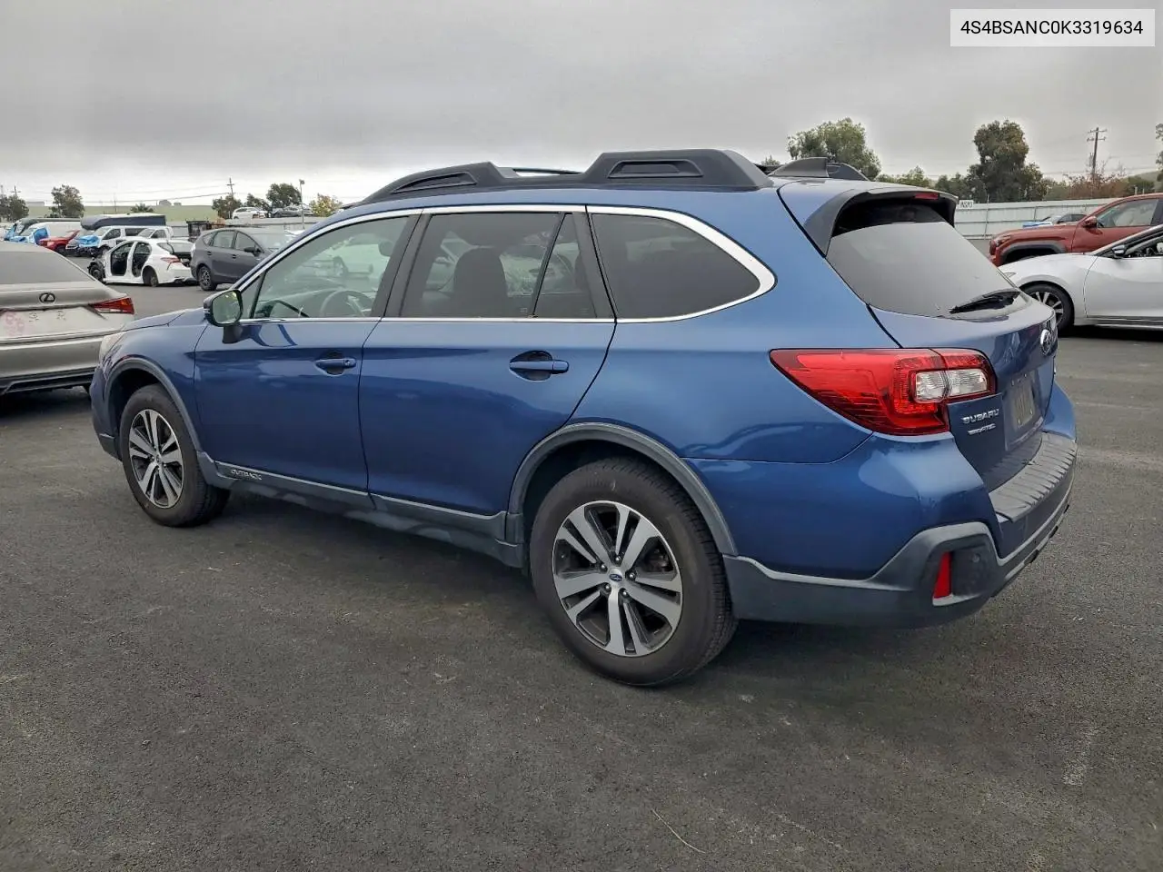 4S4BSANC0K3319634 2019 Subaru Outback 2.5I Limited