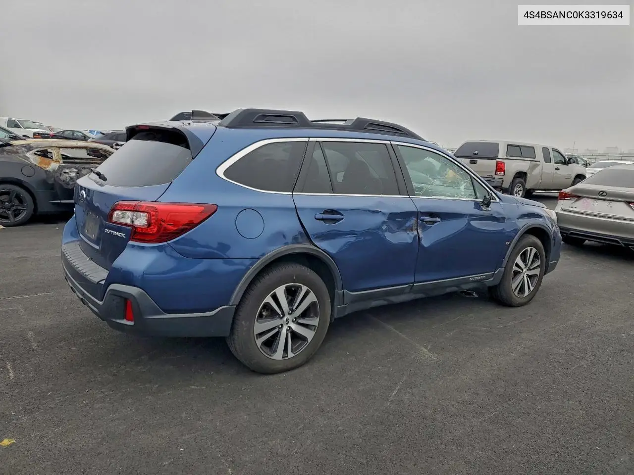 4S4BSANC0K3319634 2019 Subaru Outback 2.5I Limited