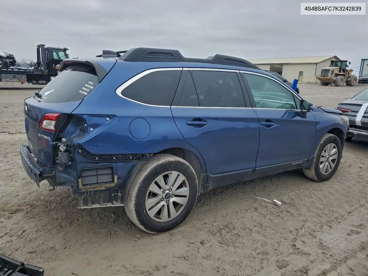 4S4BSAFC7K3242839 2019 Subaru Outback 2.5I Premium