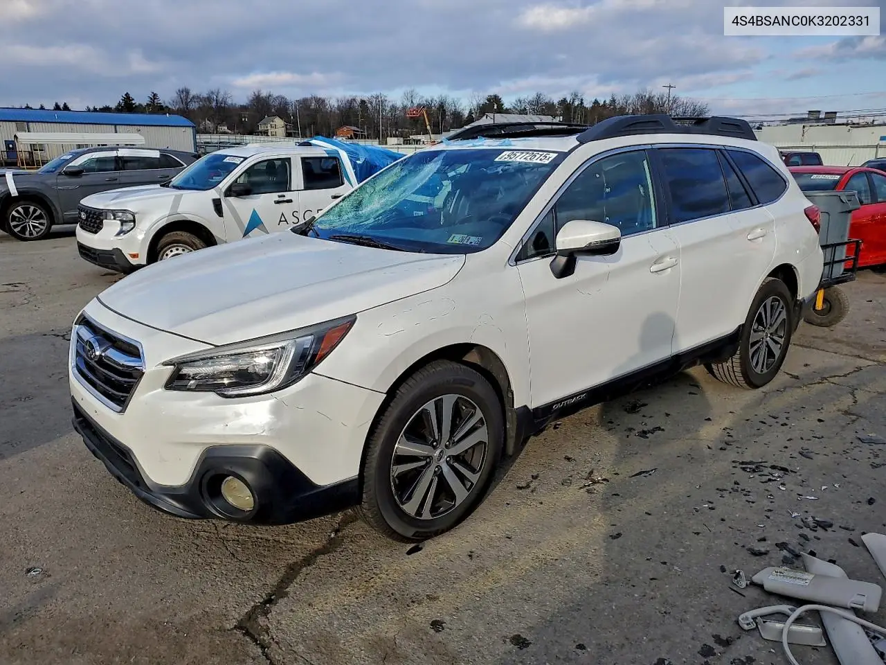 4S4BSANC0K3202331 2019 Subaru Outback 2.5I Limited