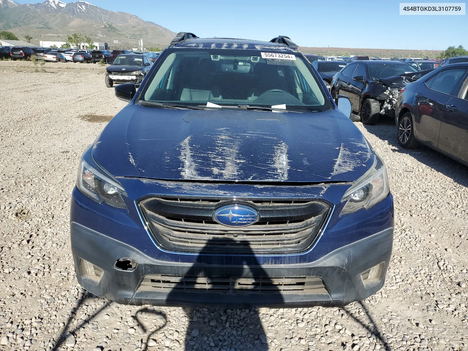 2020 Subaru Outback Onyx Edition Xt VIN: 4S4BTGKD3L3107759 Lot: 55673254