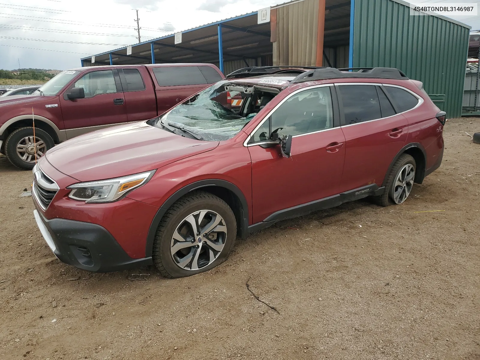 2020 Subaru Outback Limited Xt VIN: 4S4BTGND8L3146987 Lot: 59885174