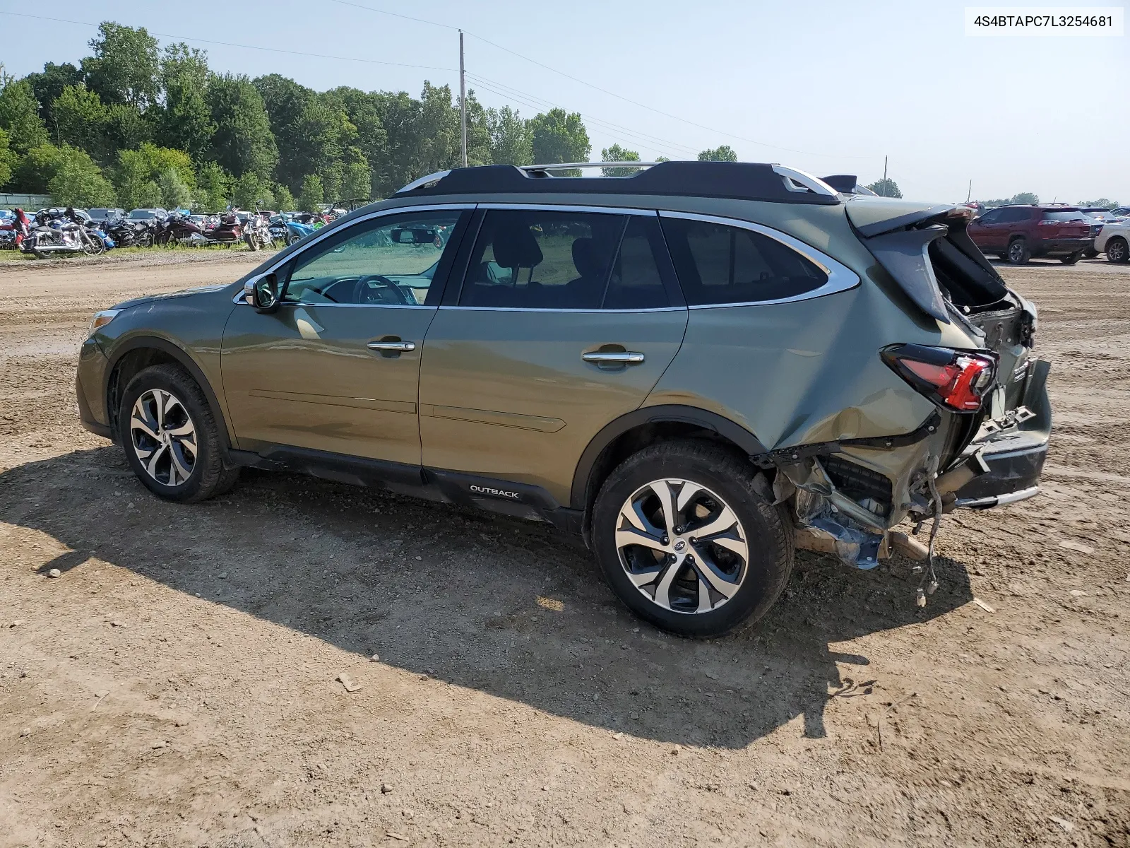 2020 Subaru Outback Touring VIN: 4S4BTAPC7L3254681 Lot: 64495534