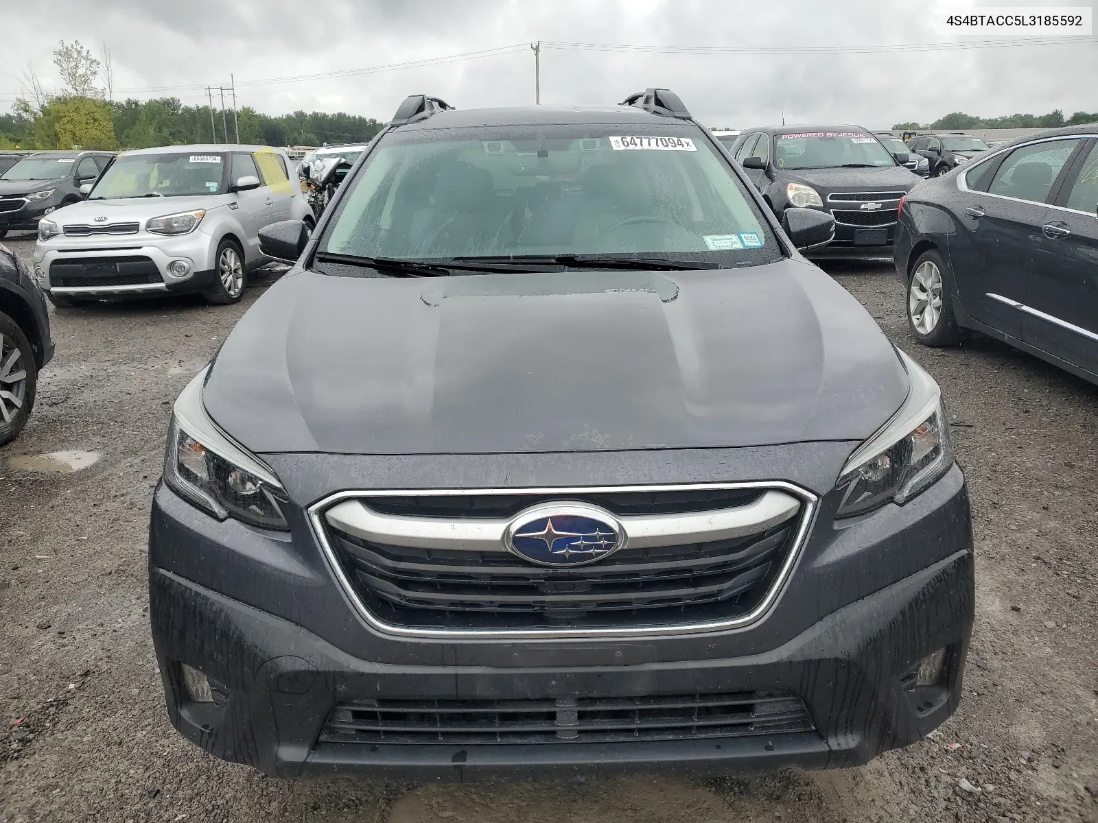 2020 Subaru Outback Premium VIN: 4S4BTACC5L3185592 Lot: 64777094