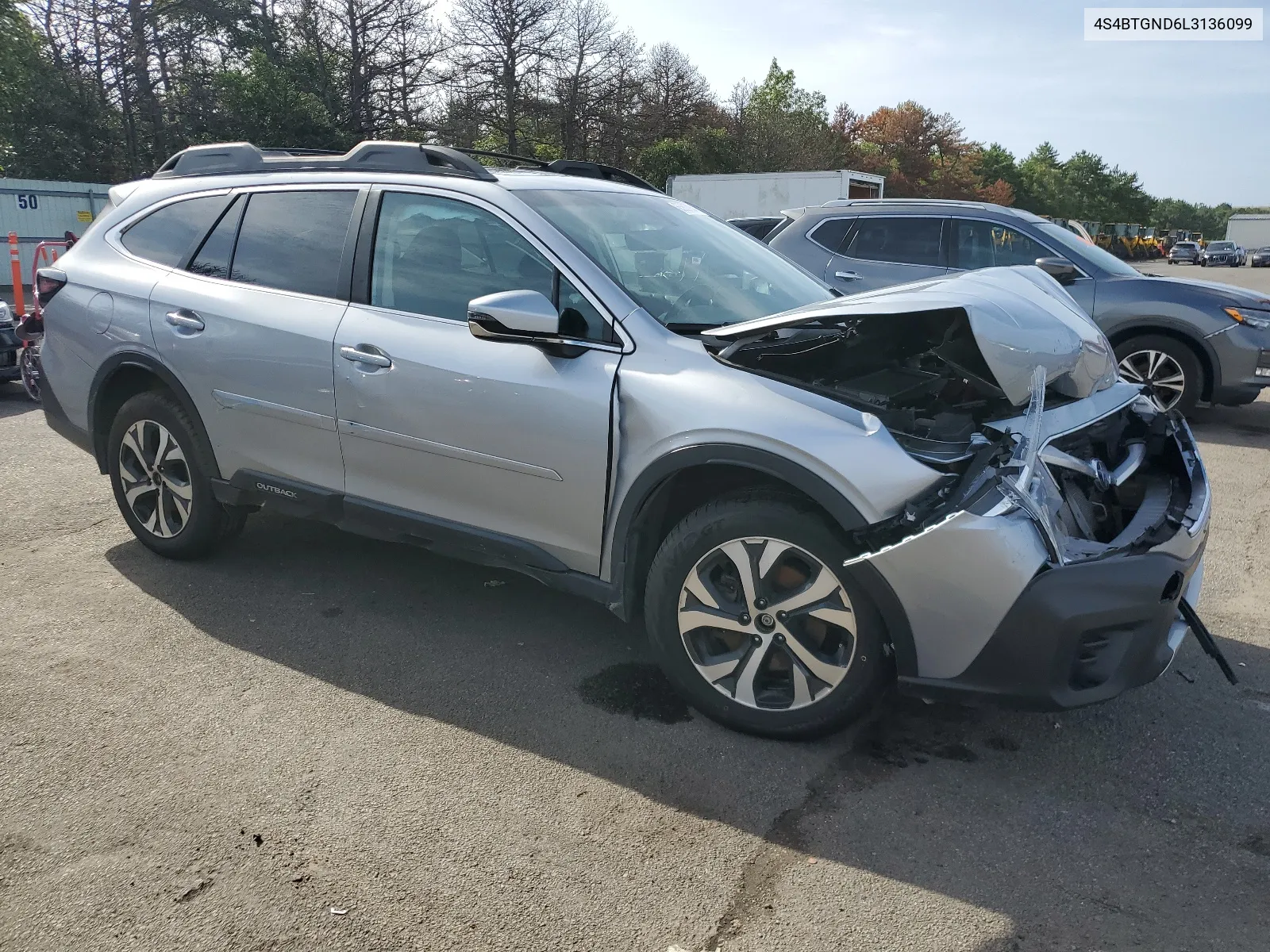 2020 Subaru Outback Limited Xt VIN: 4S4BTGND6L3136099 Lot: 65807934