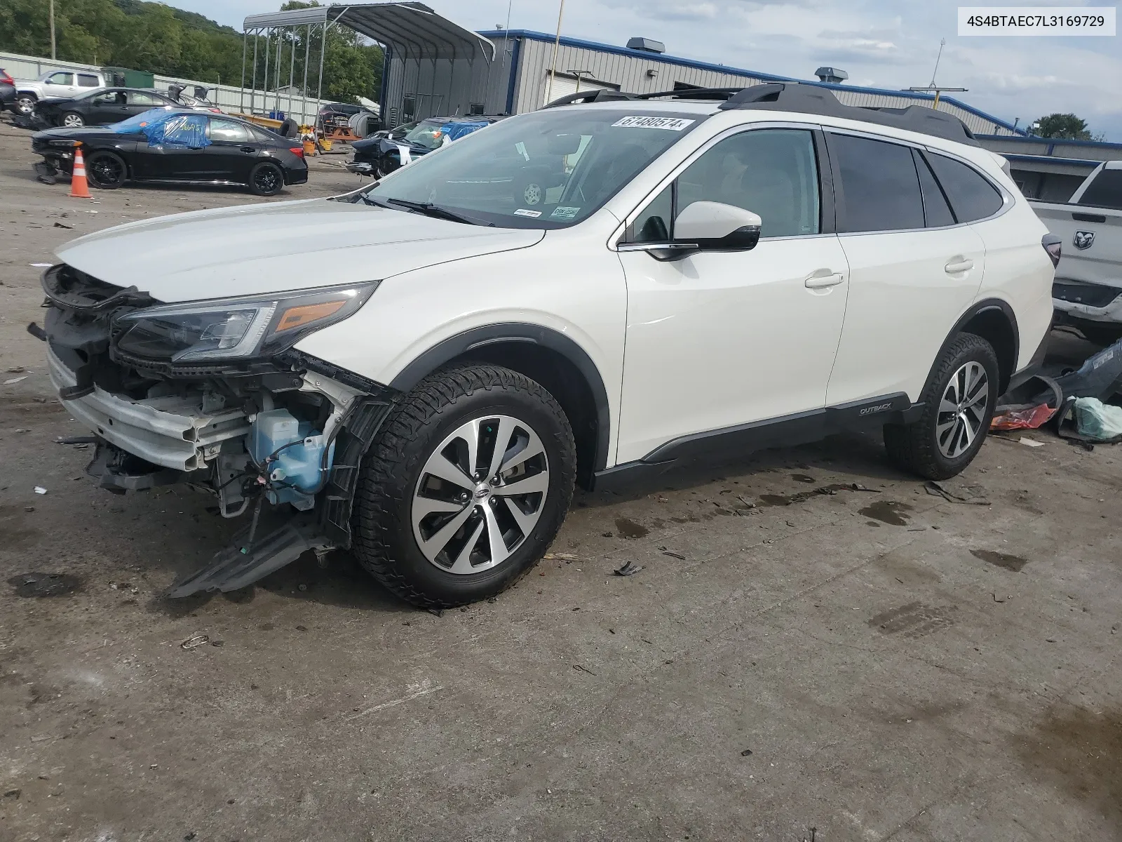 2020 Subaru Outback Premium VIN: 4S4BTAEC7L3169729 Lot: 67480574